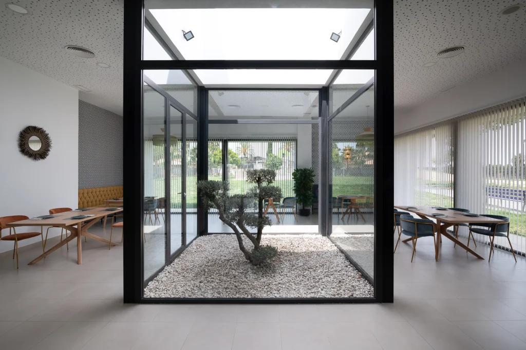 reportaje fotografia de arquitectura de interiorismo para un restaurante en sevilla